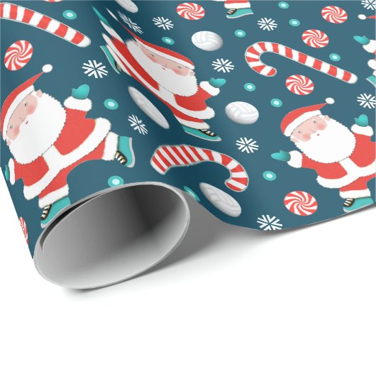 Kerstcadeau voor Volleybal Cadeaupapier (Rol Hoek)