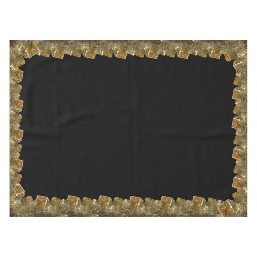 kerstcadeau voor zwarte feestdagen tafelkleed (Voorkant (Horizontaal))