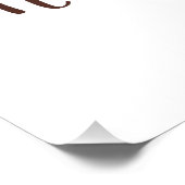 Kerstcadeau vrolijk en helder perfect poster (Hoek)