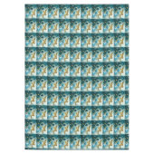 kerstcadeau, vrolijk kerstfeest, engel tafelkleed (Voorkant)