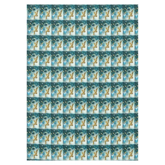 kerstcadeau, vrolijk kerstfeest, engel tafelkleed (Voorkant)