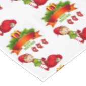 kerstcadeau, vrolijk kerstfeest tafelkleed (Gekanteld)
