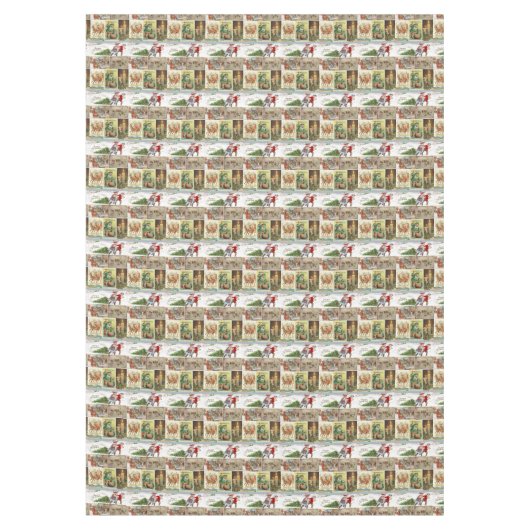 kerstcadeau, vrolijk kerstfeest, tafelkleed (Voorkant)