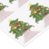 kerstcadeau, vrolijk kerstfeest tafelkleed (Gekanteld)