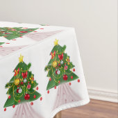 kerstcadeau, vrolijk kerstfeest tafelkleed (Voorbeeld)