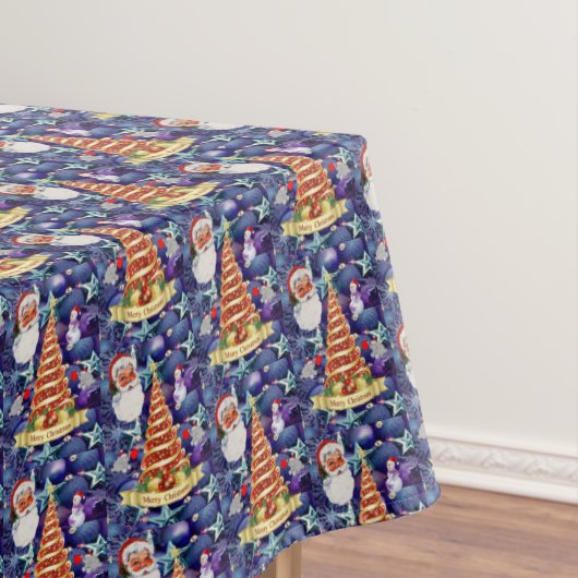 kerstcadeau, vrolijk kerstfeest tafelkleed (Voorbeeld)