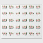 Kerstcadeau Vrolijke kerstboom Cadeaupapier (Vlak)