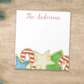 kerstcadeau Whimsical Holiday Cookies Fun Notitieblok