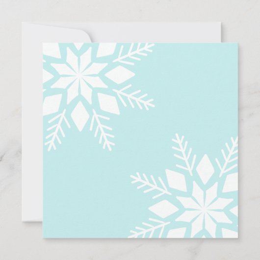 kerstcadeau Winter Holyday Kaart (Achterkant)