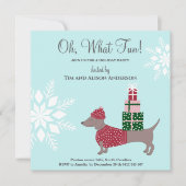 kerstcadeau Winter Holyday Kaart (Voorkant)