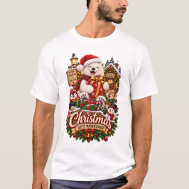 Kerstcadeau Workshop – Schattige IJsbeer Vakantied T-shirt