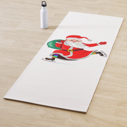 kerstcadeau Yoga Mat Santa - Aangepaste kleuren (In situ)