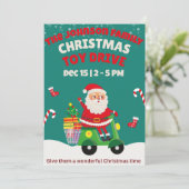 Kerstcadeauactie Familie- of bedrijfschariteit Kaart (Staand voorkant)