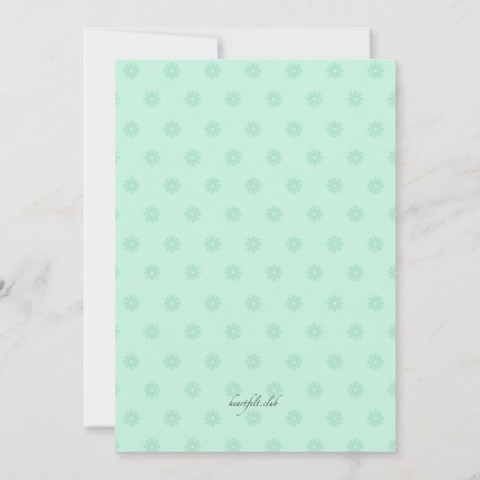 Kerstcadeauactie Feest Uitnodiging (Achterkant)