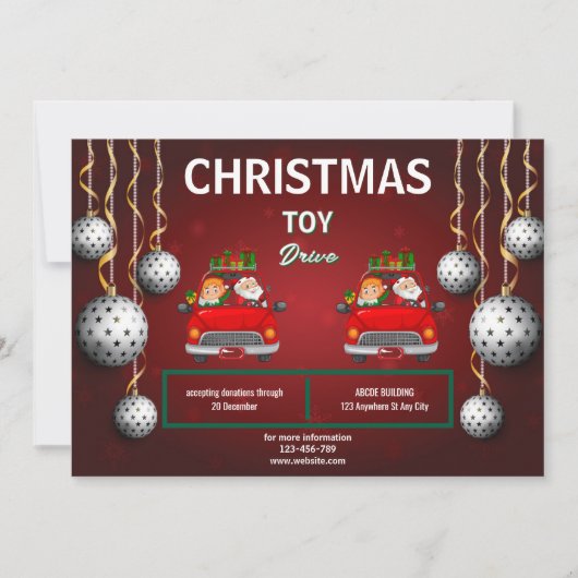 Kerstcadeauactie Kaart (Voorkant)
