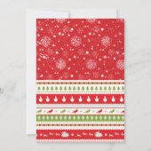 Kerstcadeaubeurzen Uitnodiging (Achterkant)