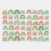 kerstcadeaubladen voor kerstcadeautjes inpakpapier vel (Voorkant)