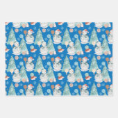  kerstcadeaubladen voor Pickleball Inpakpapier Vel (Voorkant 2)