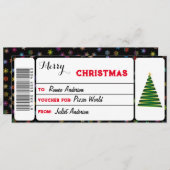 Kerstcadeaubon (Voorkant / Achterkant)