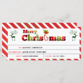 Kerstcadeaubon (Voorkant / Achterkant)