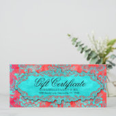 kerstcadeaubon Damask Salon (Staand voorkant)