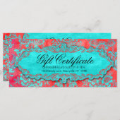 kerstcadeaubon Damask Salon (Voorkant / Achterkant)