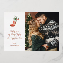 kerstcadeaubon kerstcadeau folie uitnodiging