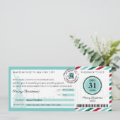 Kerstcadeaubon naar New York Kaart (Staand voorkant)