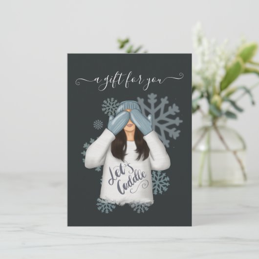 Kerstcadeaubon voor bedrijven (Staand voorkant)