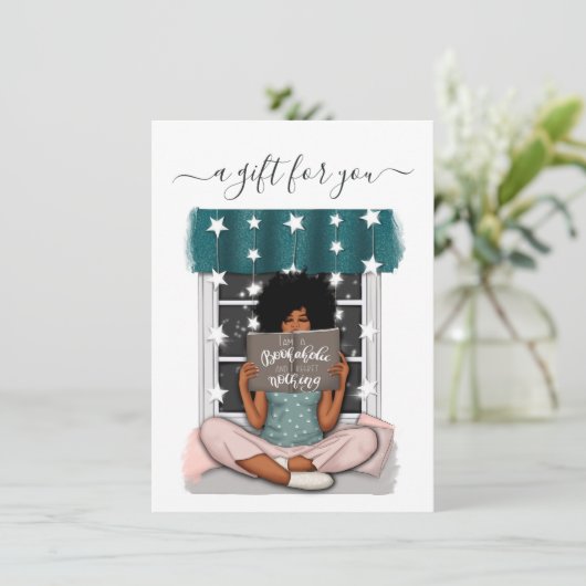 Kerstcadeaubon voor Boekenliefhebbers (Staand voorkant)