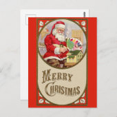  kerstcadeaubon voor Merry Kerstmis Briefkaart (Voorkant / Achterkant)