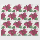 kerstcadeaubonade van Poinsettia Cadeaupapier (Vlak)