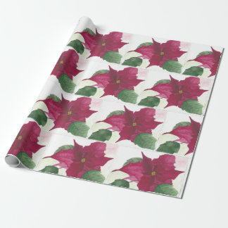 kerstcadeaubonade van Poinsettia Cadeaupapier