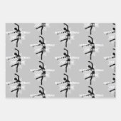 kerstcadeaubonballetthema HAMbyWG Inpakpapier Vel (Voorkant 2)