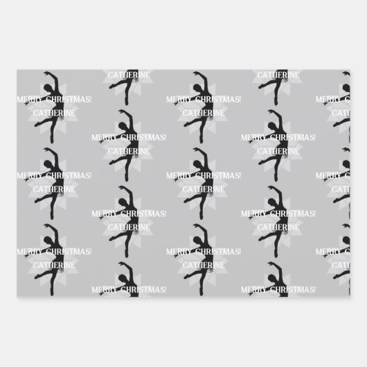 kerstcadeaubonballetthema HAMbyWG Inpakpapier Vel (Voorkant 2)