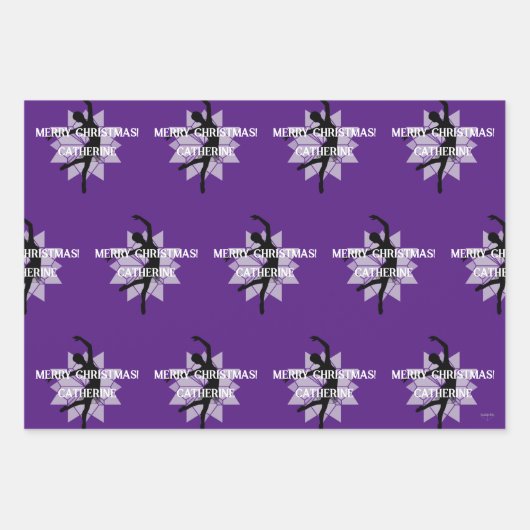 kerstcadeaubonballetthema HAMbyWG Inpakpapier Vel (Voorkant)