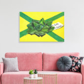 kerstcadeaubondoek canvas afdruk (Insitu (Woonkamer))