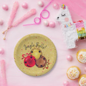 kerstcadeaubonen Bows Snowflakes Holiday Papieren Bordje (Feest)