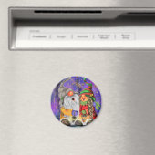 kerstcadeaubonen met cadeautjes, met kerstcadeaus magneet (Insitu (Vaatwasser))