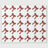 kerstcadeaubonen, rode en gouden borden cadeaupapier (Vlak)