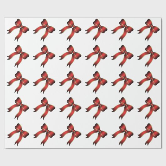 kerstcadeaubonen, rode en gouden borden cadeaupapier (Vlak)