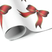 kerstcadeaubonen, rode en gouden borden cadeaupapier (Rol Hoek)