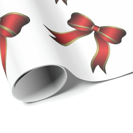 kerstcadeaubonen, rode en gouden borden cadeaupapier (Rol Hoek)