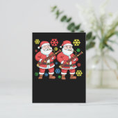 kerstcadeaubonist Mannen Orchestra Briefkaart (Staand voorkant)