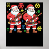 kerstcadeaubonist Mannen Orchestra Poster (Voorkant)