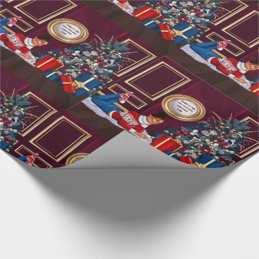 kerstcadeaubonloop cadeaupapier (Hoek)