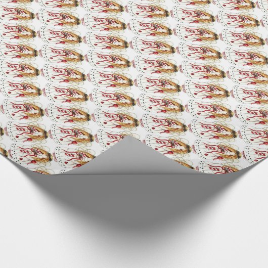 kerstcadeaubonnen/angels cadeaupapier (Hoek)