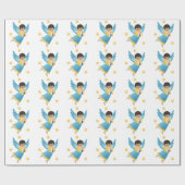 kerstcadeaubonnen/angels cadeaupapier (Vlak)