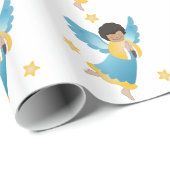 kerstcadeaubonnen/angels cadeaupapier (Rol Hoek)