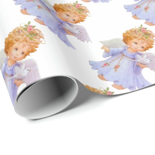 kerstcadeaubonnen/angels cadeaupapier (Rol Hoek)